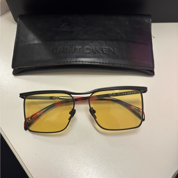Saint Owen Yellow Lens Sunglasses - Picture 2 of 6